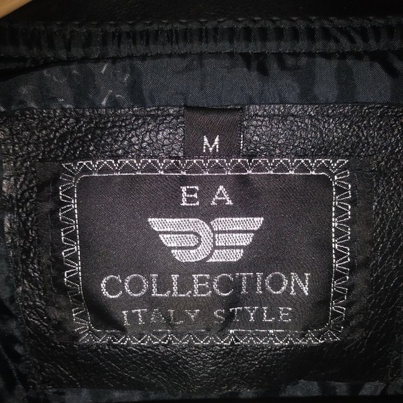 Mens Soft Faux Leather Jacket -EA Collection Italy - Picture 2 of 7